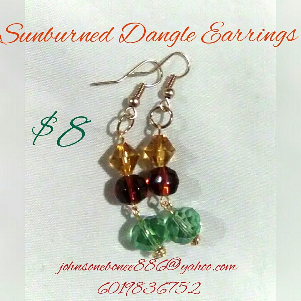 Sunburned Dangle Earrings